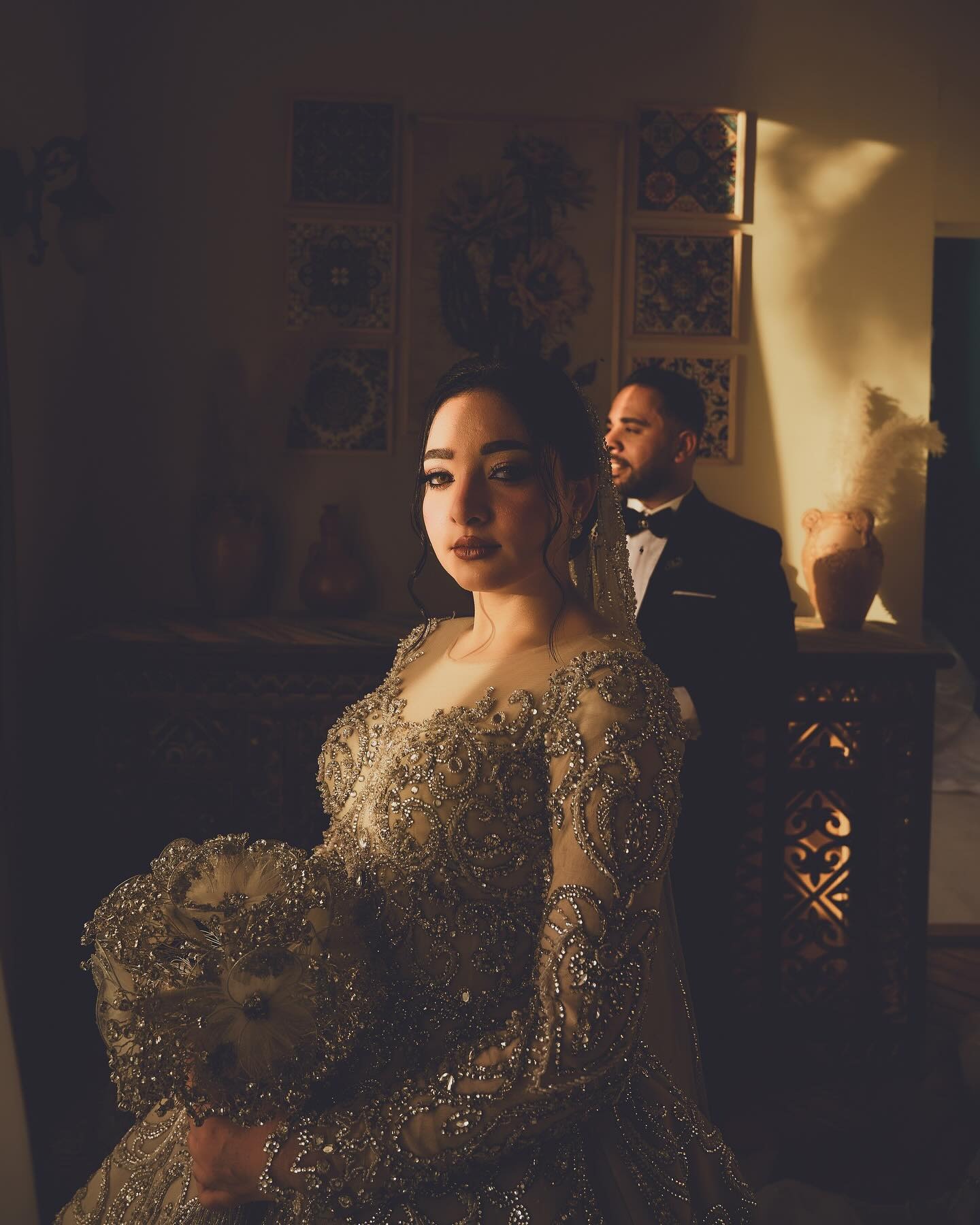 Cinematic wedding film mood