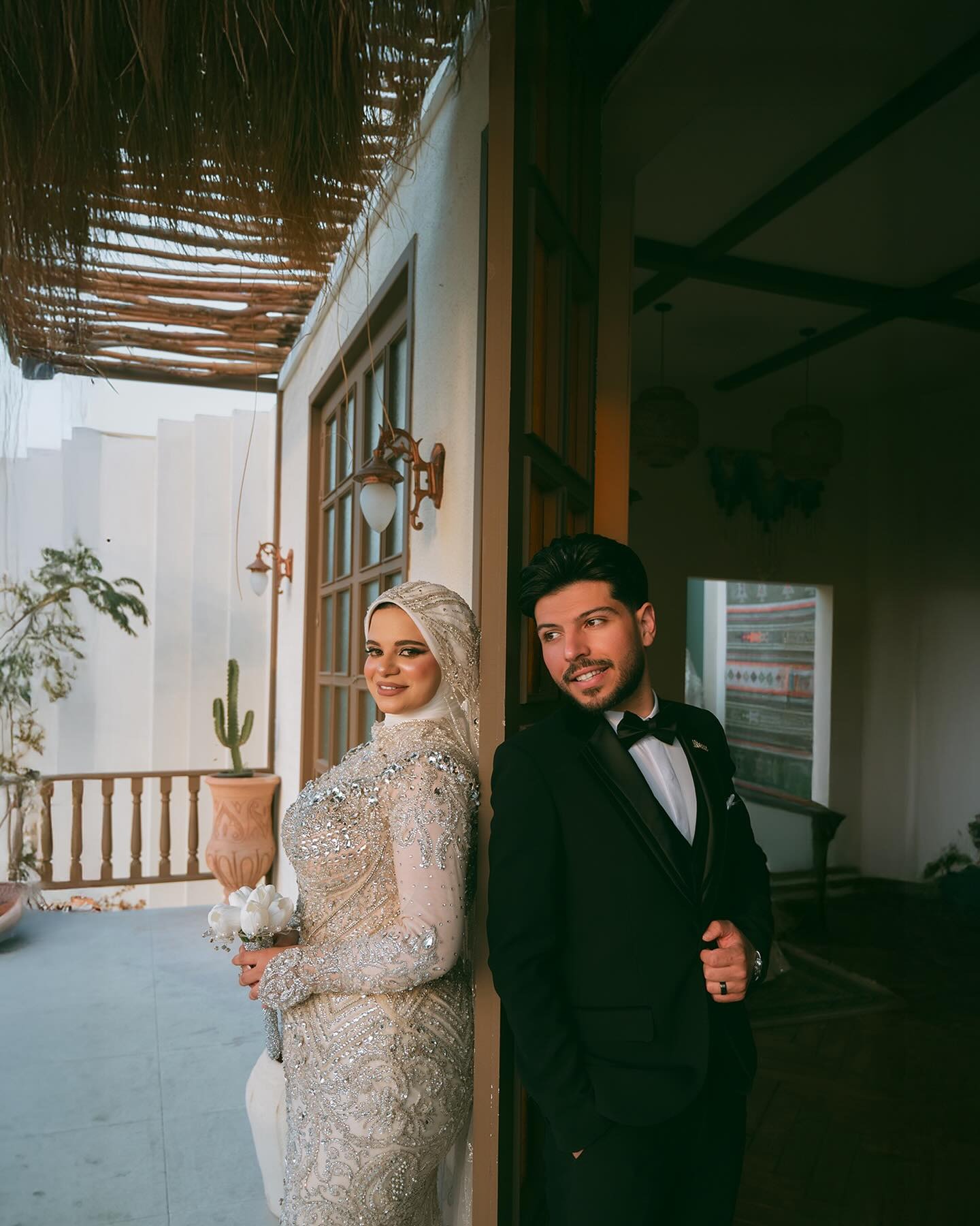 Doorway couple